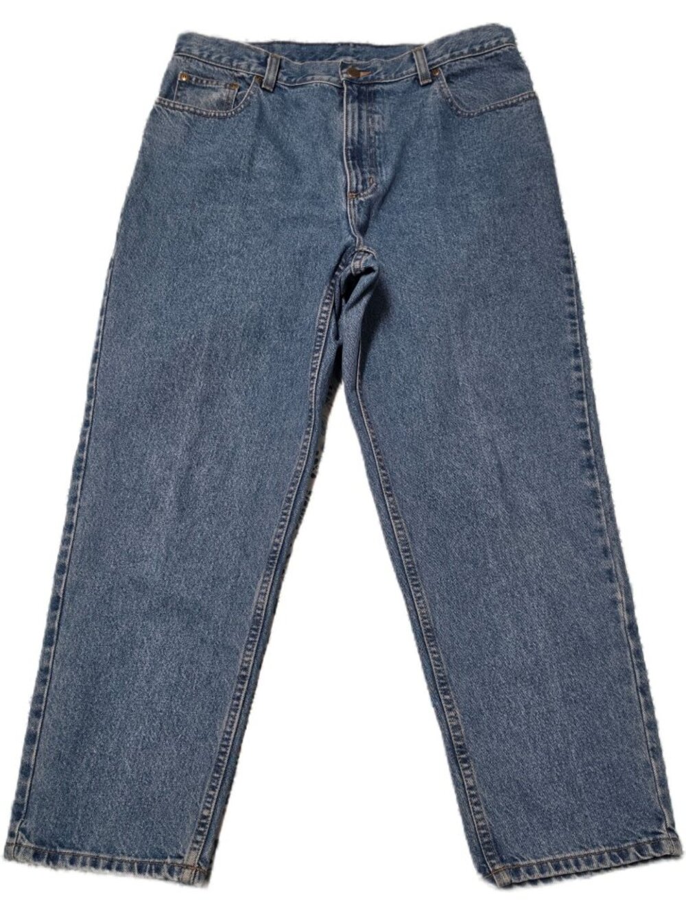 Vtg LL Bean Double L High Rise Mom Jeans 16P 100% Cotton Medium Wash Fits 14P